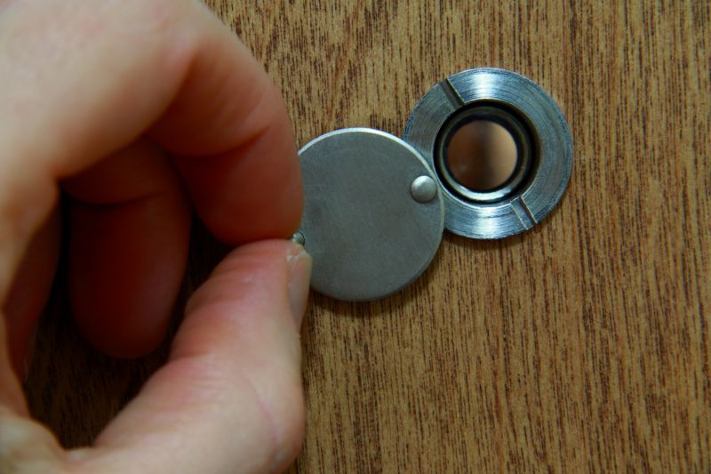 Products For Door Peephole Installations in use